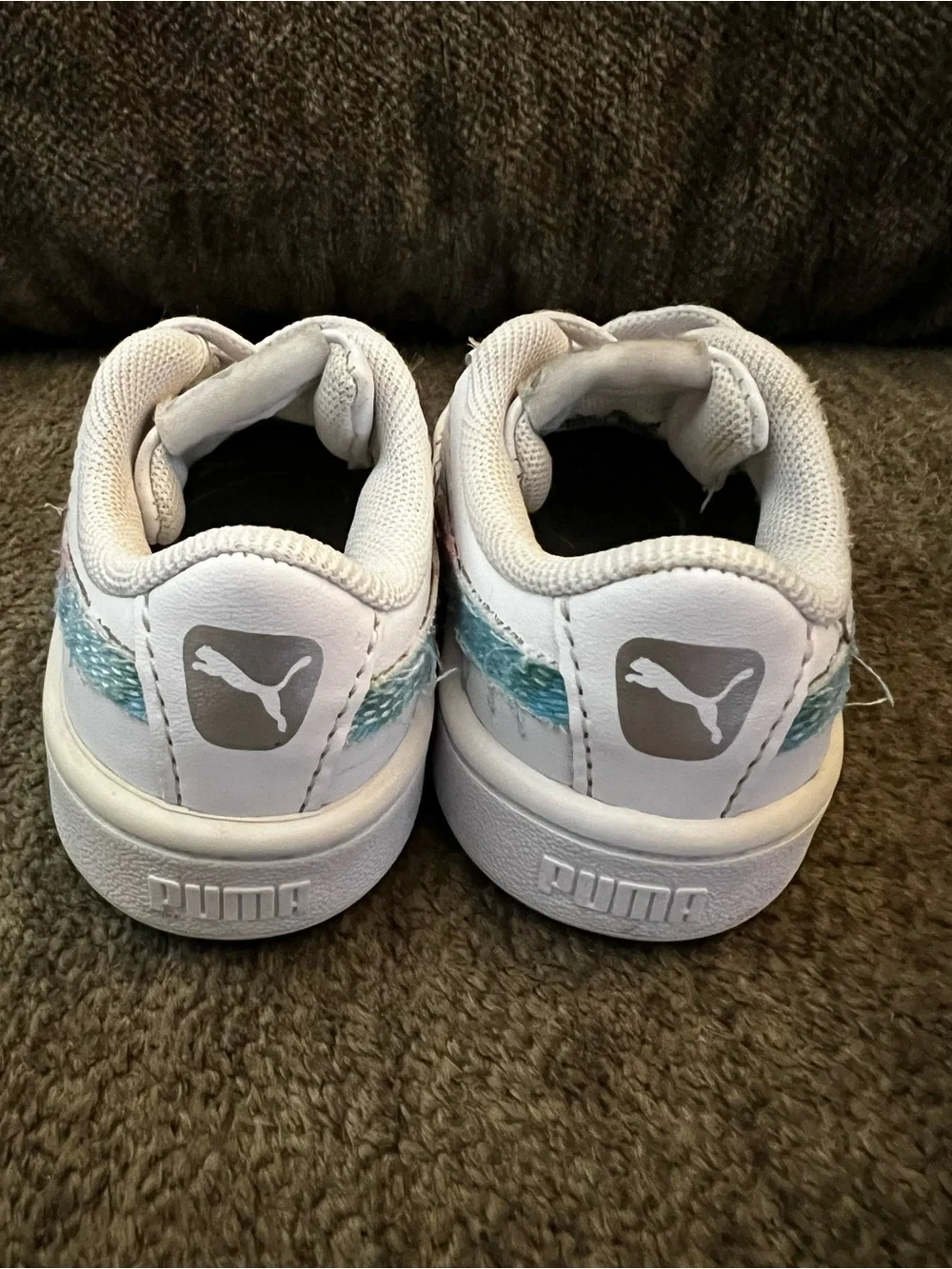 Toddler Shoes Lot Size 5C Converse White Tie Dye Puma Rainbow 3 Pairs GUC